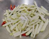 Foto langkah ke 3 dari resep Tumis Tempe Labu Siam.