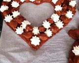 Une image de l'étape 8 de Gâteau croquant coeur chocolat saint Valentin #cuisineravecamour.