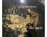 Foto langkah ke 3 dari resep Bake rice cheese (Mozaru) with chicken katsu.