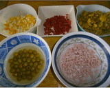 Foto del paso 1 de la receta: Pizza de jamón, champiñones y huevo