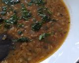 A picture of step 8 of Mash daal with gravy..... Yumm.