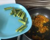 A picture of step 6 of Drumstick sabzi.