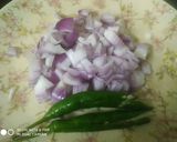 A picture of step 1 of Methi besani.