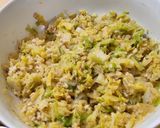 Kelkáposzta fasírt-zabpehellyel (hús‐ glutén- és tejmentes,ch csökkentett) recept fázis 4 fotója