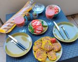 Une image de l'étape 3 de Crêpes pois chiche courgettes.