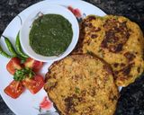A picture of step 4 of Corn and Multigrain chilla.