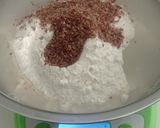Foto langkah ke 1 dari resep Flaxseeds Double Chocolate Sourdough Bread.
