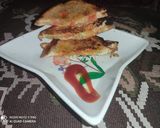 A picture of step 4 of Kabri Patti Sandwich.