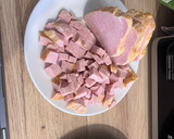 Rakott tejszínes szaftos sonkás tészta recept fázis 1 fotója