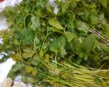 A picture of step 1 of Green chutney (Ramadan ki Tiyari).
