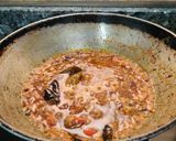 A picture of step 7 of Dhaba style palak paneer.