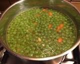 Zöldborsó leves, teljes kiőrlésű tönkölybúza - vaj galuskával recept lépés 4 foto