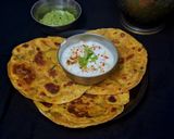A picture of step 4 of Pumpkin Paratha - Healthy breakfast or tiffin box.