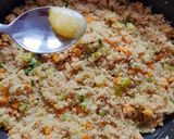 A picture of step 5 of Broken Wheat Upma.