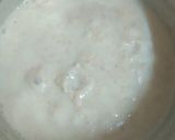A picture of step 3 of Oats porridge with dates and cardamon.