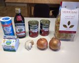 A picture of step 1 of Tomato Cream Sauce.