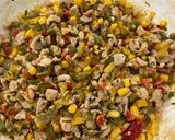 A picture of step 1 of Chicken & vegetable Bread Roll#Ramadan.