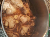 Pollo con champiñones
