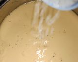 A picture of step 2 of Karak chai.