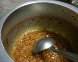 A picture of step 5 of Jimikand matar.