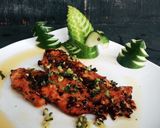 Foto langkah ke 6 dari resep Dada Ayam Fillet grill madu bawang.