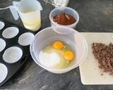 Csupa csokis muffin recept fázis 1 fotója