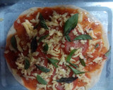 Foto del paso 6 de la receta: Mini pizza Margarita 🧀🍅🍕