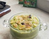 Foto langkah ke 5 dari resep Klappertart Matcha (unbaked).
