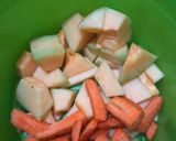 Foto langkah ke 1 dari resep Jus sehat wortel melon.