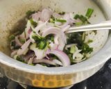 A picture of step 3 of Kathal Biryani.