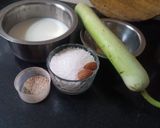 A picture of step 1 of Bottle gaurd kheer.