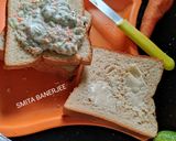 চীজ মেয়ো গ্রিল্ড ব্রেড স্যান্ডউইচ(cheese mayo grilled bread sandwich recipe in Bengali) রেসিপি ধাপ - 4 ছবি