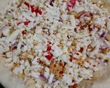 A picture of step 6 of Chicken tikka corner pizza 🍕🍕.