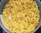 A picture of step 2 of Kaju mashoor namkeen paratha.