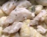 Une image de l'étape 3 de Gnocchi aux poireaux et cabillaud.