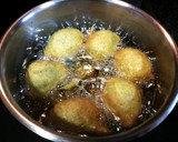 Foto del paso 4 de la receta: Buñuelos con alga espirulina en 10 minutos