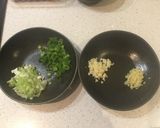 A picture of step 2 of Mapo tofu.