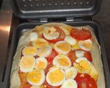Foto del paso 1 de la receta: "tarta de jamón, huevo y tomate en la Flip de essen"