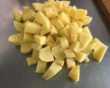 Une image de l'étape 3 de Gratin de pommes de terre et brocolis aux carottes et lard.