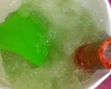 Granita glace au sirop menthe