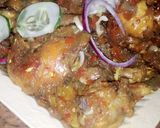 A picture of step 4 of Pepper chicken.