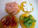 Pinchos de salmón