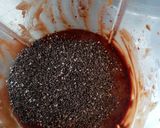 รูปขั้นตอนการทำที่ 2 ของ Vegan Choco Mango Chia Pudding 🥭 พุดดิ้งช็อกโกแลตมะม่วงสุก