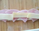 Sonkás-sajtos rózsa recept lépés 5 foto