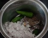 A picture of step 2 of Snake gourd subji.
