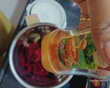 A picture of step 2 of Dragon fruit smoothie.