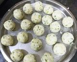 A picture of step 2 of Sabudana Vada.