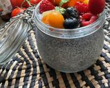 Une image de l'étape 8 de 🍯Sweet bowl chia 🥣fruits de saison 🍑🍒.