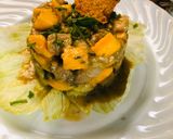 Foto del paso 4 de la receta: Tártara de Salmón al Mango con chicharrón de Salmón