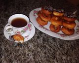 عکس مرحله 2 از دستور دونات شکلاتی